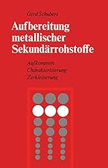Aufbereitung metallischer seku gebraucht kaufen  Wird an jeden Ort in Deutschland