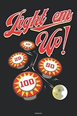 Light em Up! Notebook: Funny Pinball Journal 6 x 9 for sale  Delivered anywhere in USA 