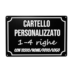 Pannello personalizzato targa usato  Spedito ovunque in Italia 