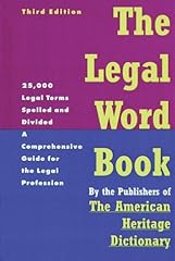 The legal word d'occasion  Livré partout en Belgiqu