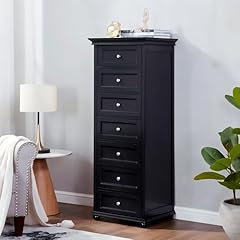 Tall black dresser for sale  Delivered anywhere in USA 