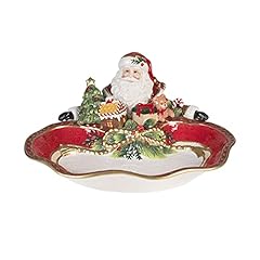 Fitz and Floyd Holiday Tidings Santa Serve Bowl, 12 for sale  Delivered anywhere in USA 