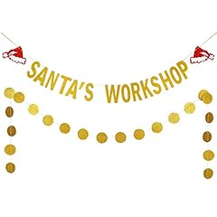 Santas workshop banner for sale  Delivered anywhere in USA 