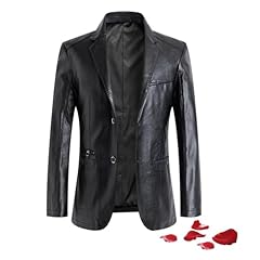Poiozxd herren lederblazer gebraucht kaufen  Wird an jeden Ort in Deutschland