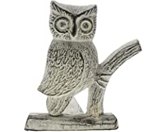 Cast Iron Owl Door Stop | Decorative Door Stopper Wedge, used for sale  Delivered anywhere in Ireland