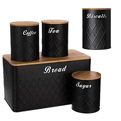 Black bread bin for sale  Delivered anywhere in UK