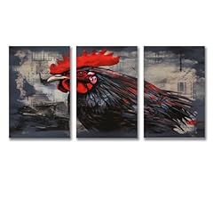 Highonhi watercolor rooster for sale  Delivered anywhere in USA 