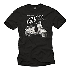 MAKAYA Vintage Scooter T-Shirt GS 150 Black Size XXXL for sale  Delivered anywhere in Canada
