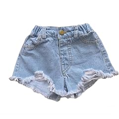 Girls denim shorts for sale  Delivered anywhere in UK