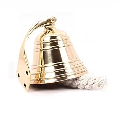 Polished brass bell for sale  Delivered anywhere in USA 