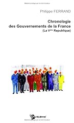 Chronologie gouvernements d'occasion  Livré partout en France