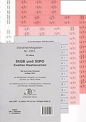 Dürckheimregister stgb stpo gebraucht kaufen  Wird an jeden Ort in Deutschland