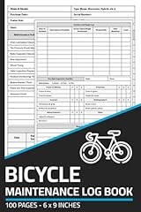 Bicycle maintenance log for sale  Delivered anywhere in USA 