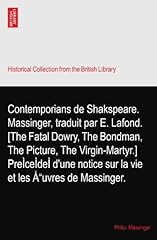 Contemporians shakspeare. mass for sale  Delivered anywhere in UK