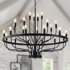 Black chandelier light for sale  Delivered anywhere in USA 