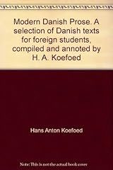 Modern danish prose. for sale  Delivered anywhere in UK