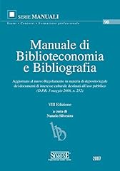 Manuale biblioteconomia biblio usato  Spedito ovunque in Italia 