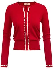 Women red cardigan for sale  Delivered anywhere in USA 