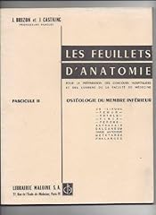 Feuillets anatomie tome d'occasion  Livré partout en France