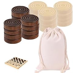 24pcs draughts pieces for sale  Delivered anywhere in UK