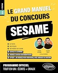 Grand manuel concours d'occasion  Livré partout en France