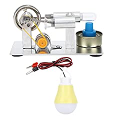 Stirling Engine Model, Stainless Steel Heat Steam Engine Physical Power Generation Experimental Tool Gift for Home School Kids Education for sale  Delivered anywhere in Canada