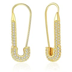 Safety pin earrings for sale  Delivered anywhere in USA 