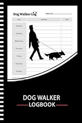 Dog walker log for sale  Delivered anywhere in UK