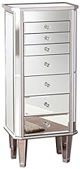 SEI Furniture Mirrored Jewelry Armoire Southern Enterprises for sale  Delivered anywhere in USA 