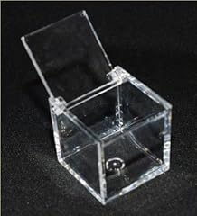 Scatole cubo plexiglass usato  Spedito ovunque in Italia 