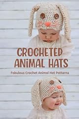 Crocheted animal hats for sale  Delivered anywhere in USA 