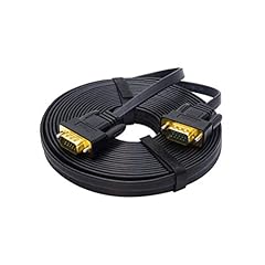 DTECH Ultra Thin Flat VGA to VGA Cable 8m Standard, used for sale  Delivered anywhere in UK