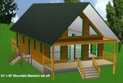 24x40 cabin loft for sale  Delivered anywhere in USA 