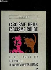 Fascisme brun fascisme d'occasion  Livré partout en France