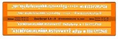 Schriftschablone 5mm feinmine gebraucht kaufen  Wird an jeden Ort in Deutschland
