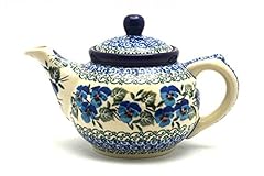 Polish pottery teapot for sale  Delivered anywhere in USA 