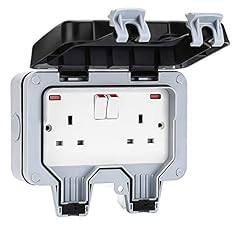 Weatherproof outdoor sockets for sale  Delivered anywhere in UK