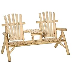 Outsunny seat wooden for sale  Delivered anywhere in USA 