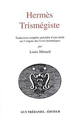 Hermès trismégiste traductio d'occasion  Livré partout en France