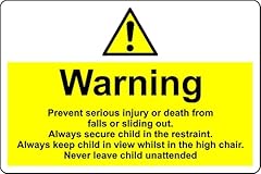 Warning high chair for sale  Delivered anywhere in UK