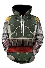 Mens Boba Fett Hoodies Jacket Halloween Cosplay Pullover, used for sale  Delivered anywhere in Canada