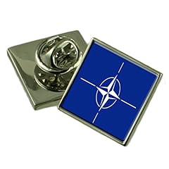 Nato flag lapel for sale  Delivered anywhere in UK