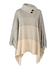 Jfan ponchos women for sale  Delivered anywhere in UK
