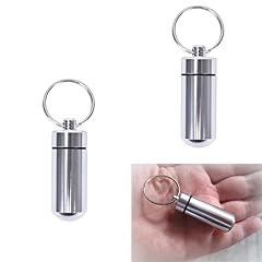 Waterproof pill keyring for sale  Delivered anywhere in Ireland