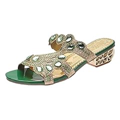 Womens diamante low for sale  Delivered anywhere in UK