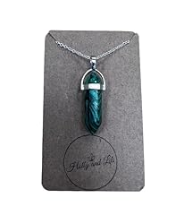 Malachite hexagon crystal for sale  Delivered anywhere in UK