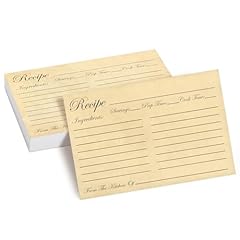 Lined recipe cards for sale  Delivered anywhere in Ireland