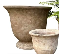 Rustic terracotta urn for sale  Delivered anywhere in UK