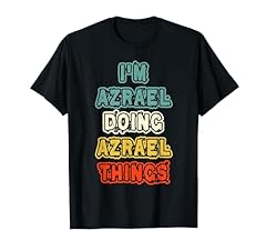 Shirt aufschrift azrael gebraucht kaufen  Wird an jeden Ort in Deutschland