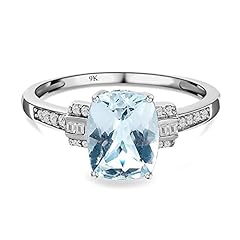 Tjc aquamarine solitaire for sale  Delivered anywhere in Ireland